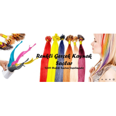 55cm Boncuk Kaynak Saç Doğal